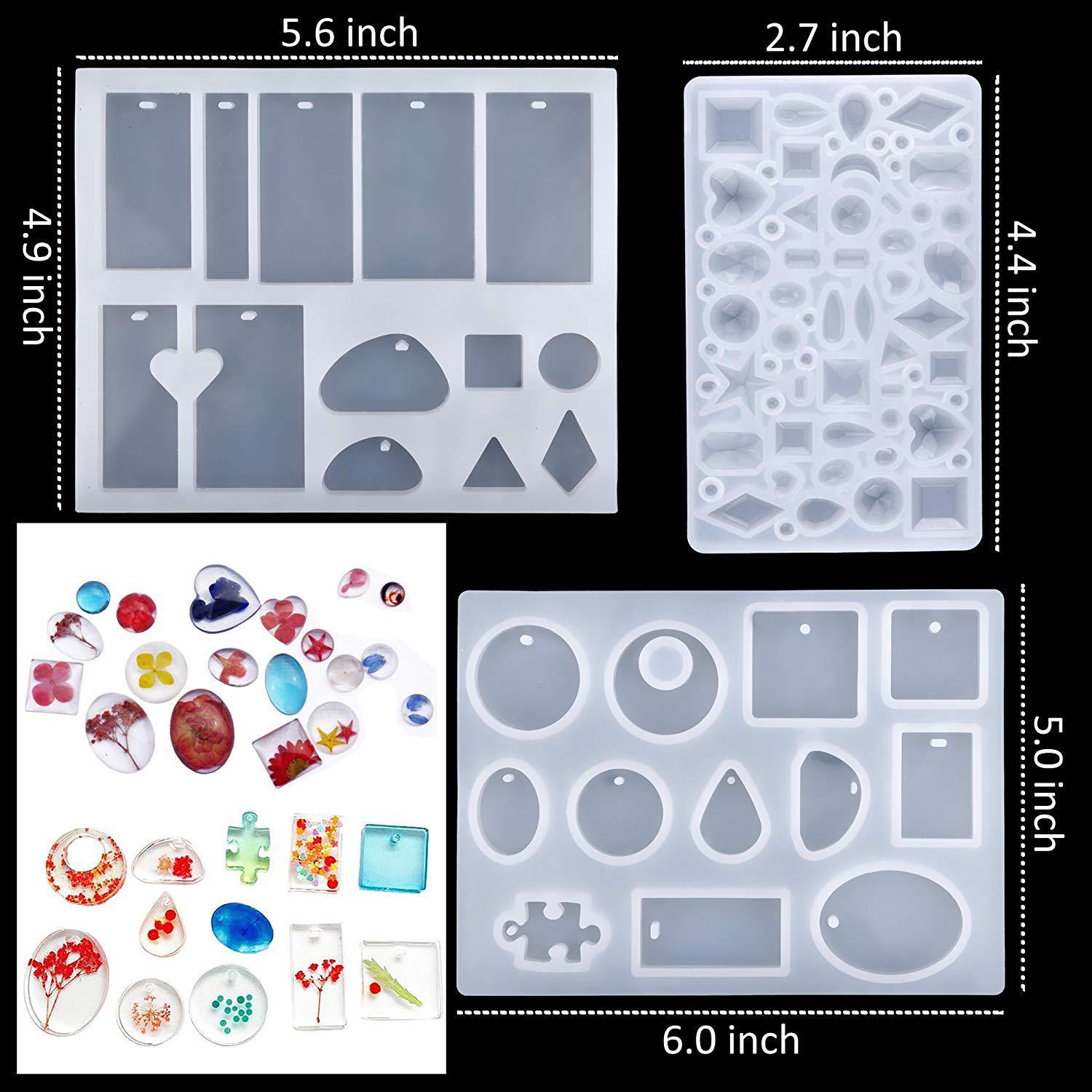 5594147159PcsResinCastingMoldsSiliconePendantTrayJewelryMould-1739577-7