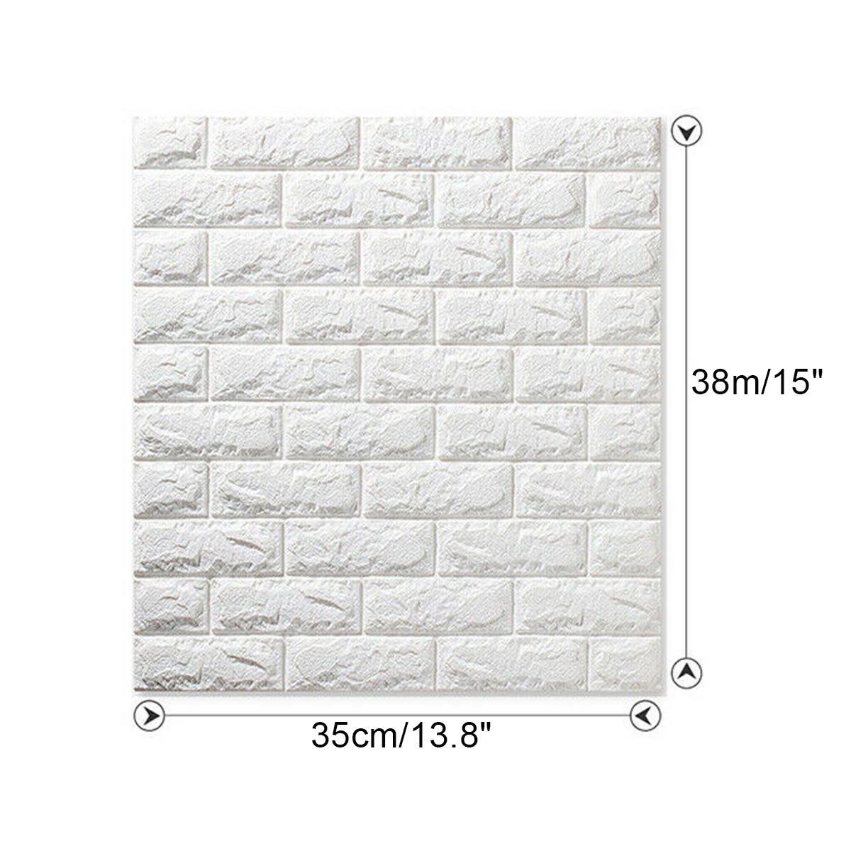 5Pcs3DSoftTileBrickWallStickerSelf-adhesiveWaterproofFoamPanel3835cm-1822540-10