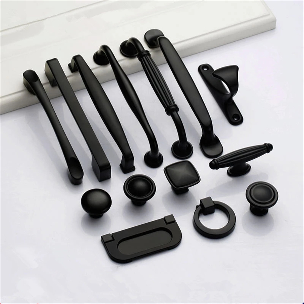 AluminumAlloyBlackHandlesForFurnitureCabinetKnobsAndHandlesKitchenHandlesDrawerKnobsCabinetPullsCupb-1799887-6