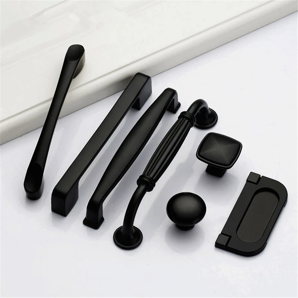 AluminumAlloyBlackHandlesForFurnitureCabinetKnobsAndHandlesKitchenHandlesDrawerKnobsCabinetPullsCupb-1799887-7