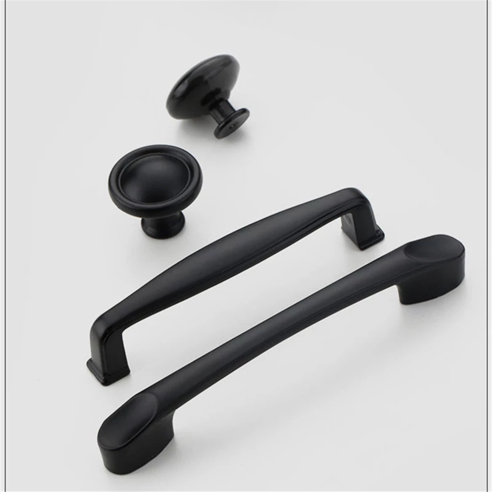 AluminumAlloyBlackHandlesForFurnitureCabinetKnobsAndHandlesKitchenHandlesDrawerKnobsCabinetPullsCupb-1799887-8