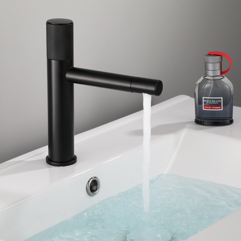 BlackSilverSwiveSpoutBasinFaucetBathroomVesselSinkMixerTapSingleLever360RotateHotColdWaterTap-1728811-3