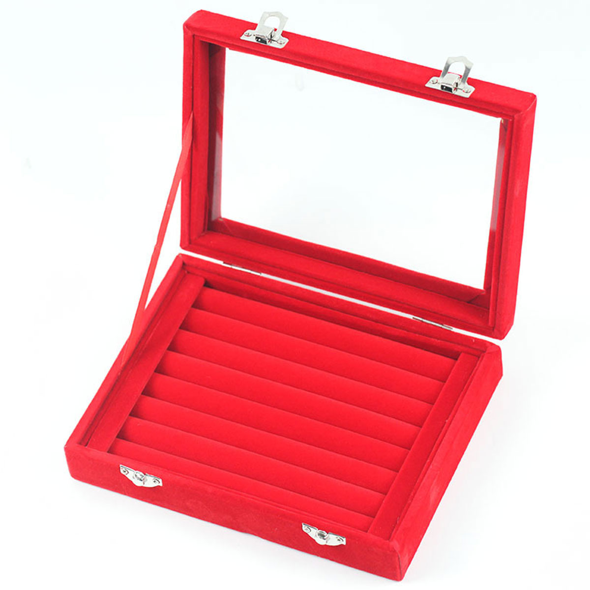 JewelryVelvetWoodRingDisplayOrganizerBoxTrayHolderEarringStorageCase-1589869-5