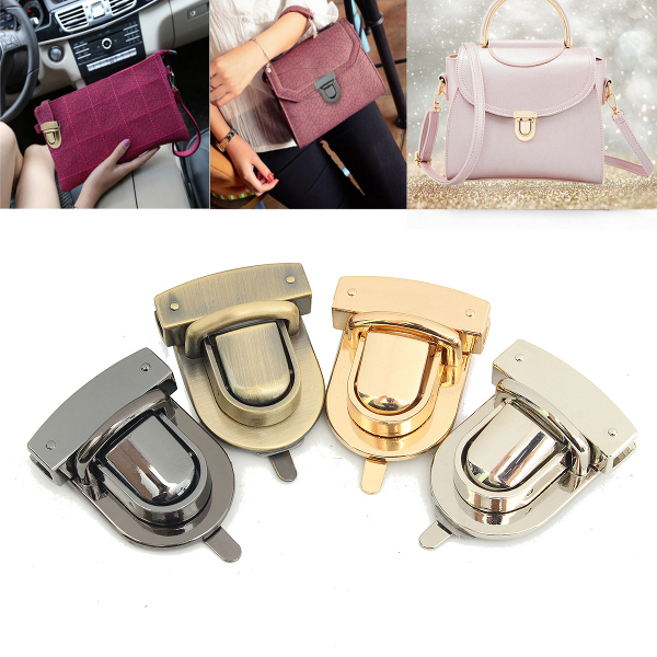 MetalOvalShapeClaspTurnTwistLockforDIYHandbagBagPurse-1087539-6