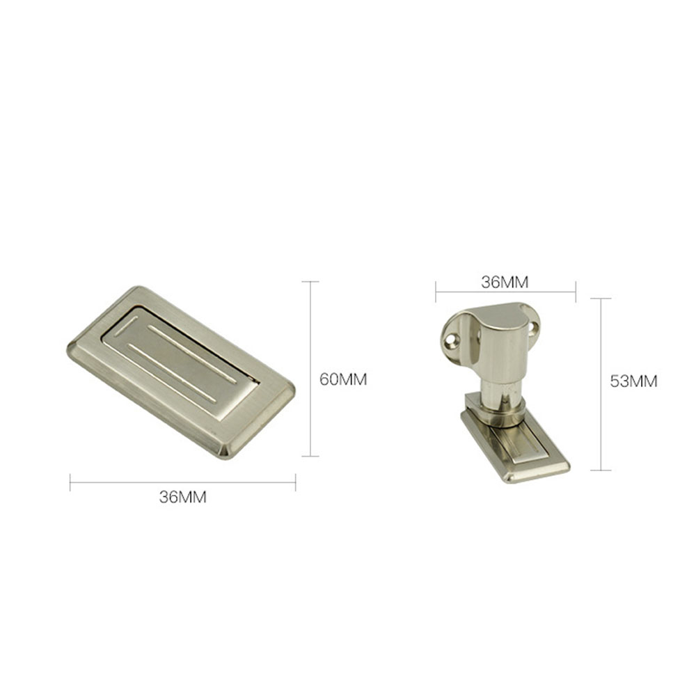 SolidZincAlloyAdjustableMagneticDoorStopperHiddenFloorMountDoorCatchFreePunchingDoorHolderw3MSticker-1625498-10