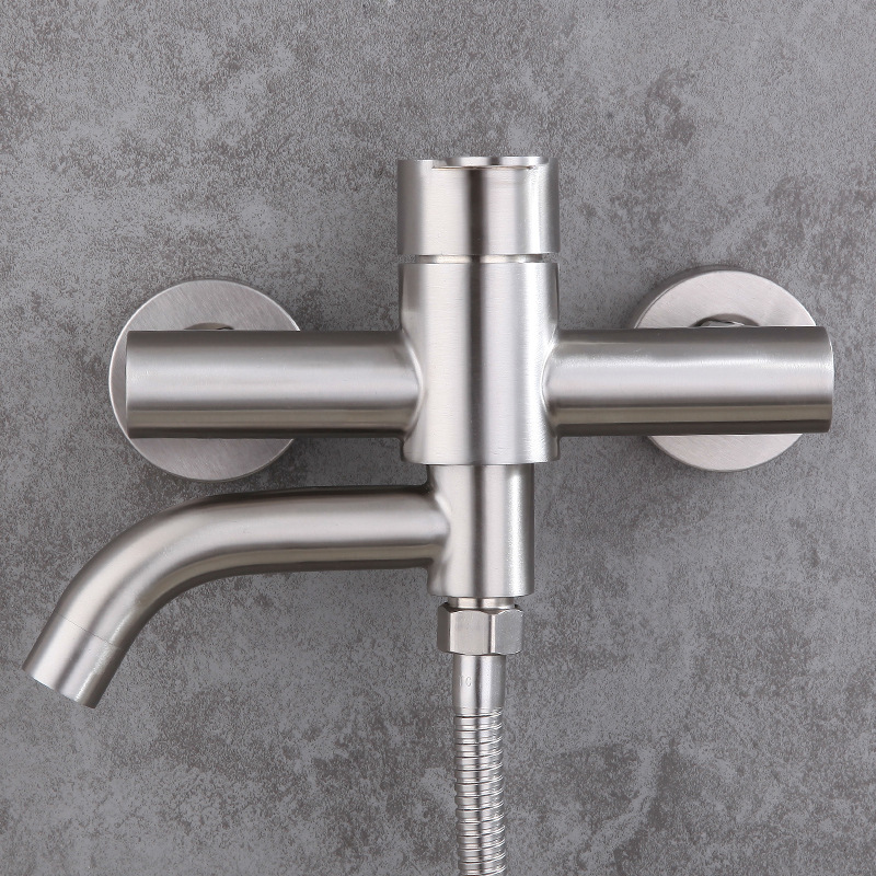 StainlessSteelG12HotandColdShowerMixerFaucetShowerDiverterWallMountedBathroomFixturesCeramicValveCor-2007467-2