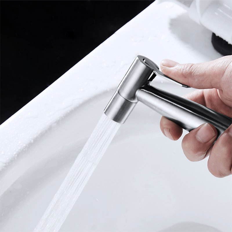 StainlessSteelHandheldDoucheBidetSprayShowerHeadToiletAdapterHoseKit-1678672-16