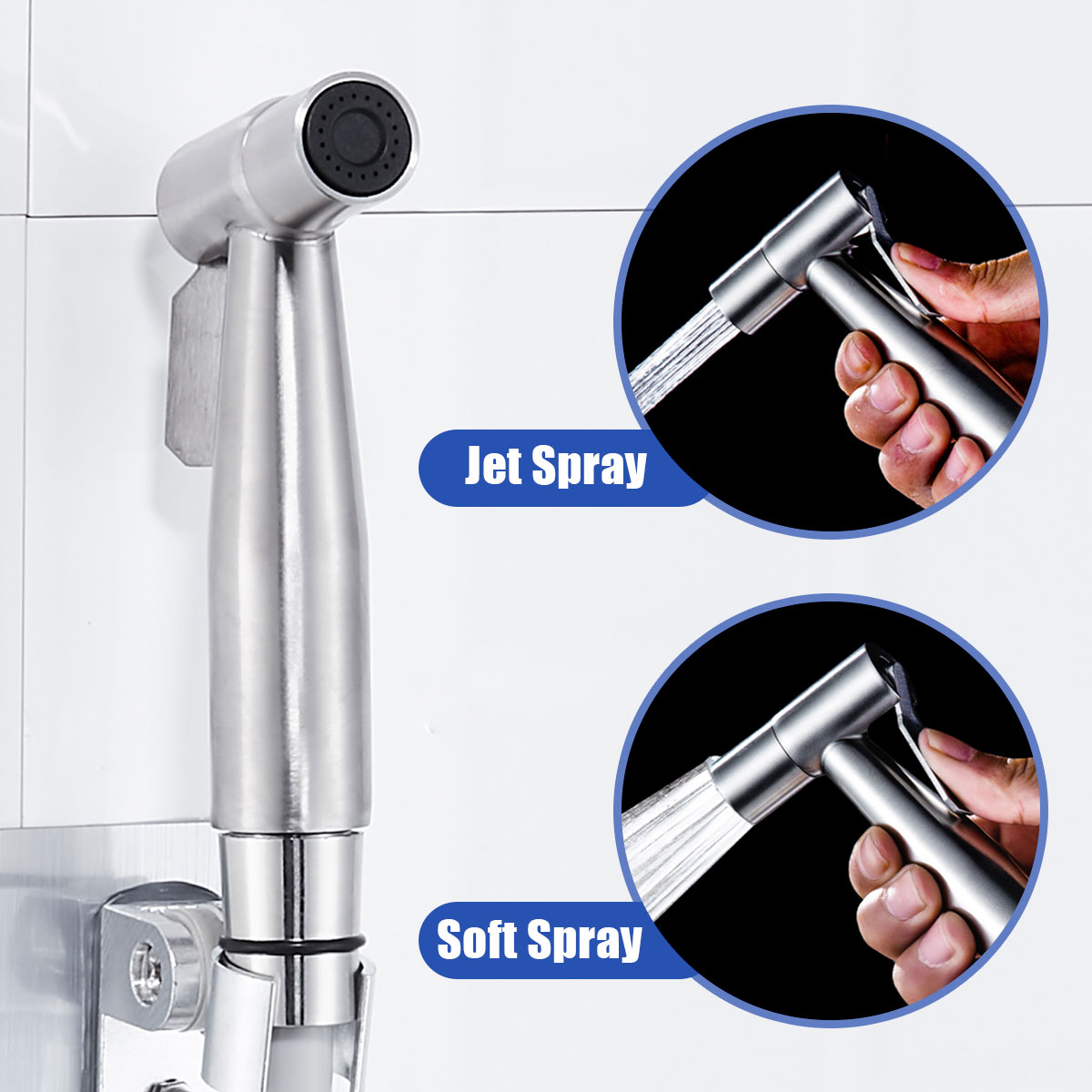 StainlessSteelHandheldDoucheBidetSprayShowerHeadToiletAdapterHoseKit-1678672-3