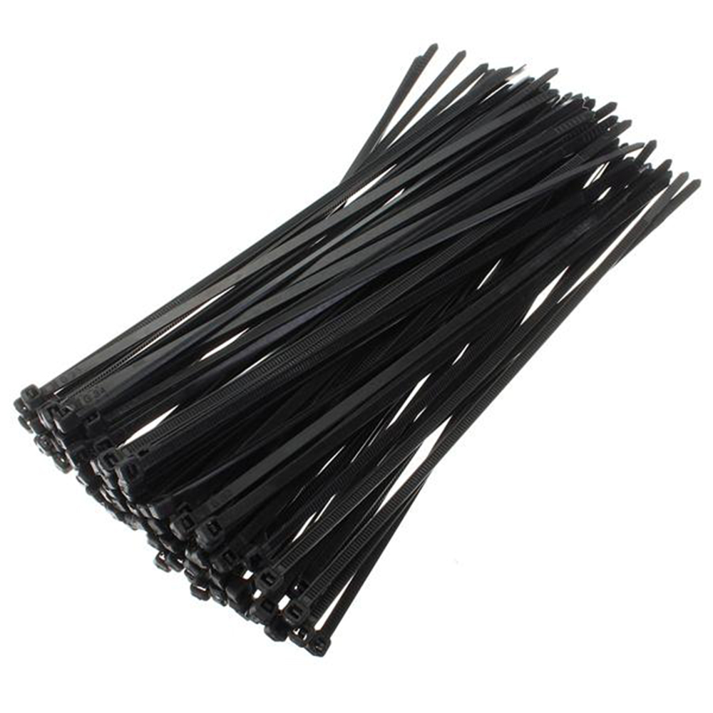 SuleveZT04Nylon250Pcs500Pcs5mm152025303540cmBlackWhiteNylonSelf-lockingCableTieZipTiesStrongTensileS-1592199-1