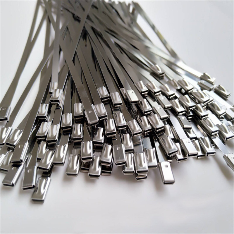 SuleveZT10100Pcs200-400mmStainlessSteelZipTieSelfLockingCableOrganizerTies-1598353-7