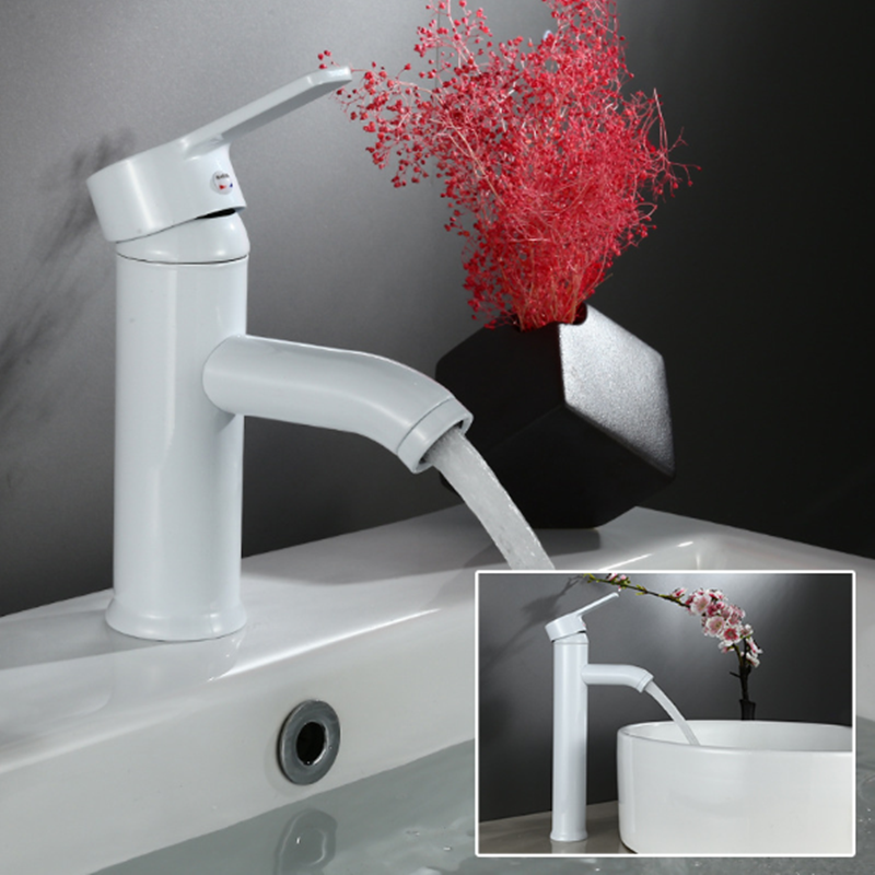 TallShortTypeStainlessSteelBathroomBasinFaucetSingleHandleSingleHoleLeadFreeHotAndColdMixerTapsWithH-1703984-1