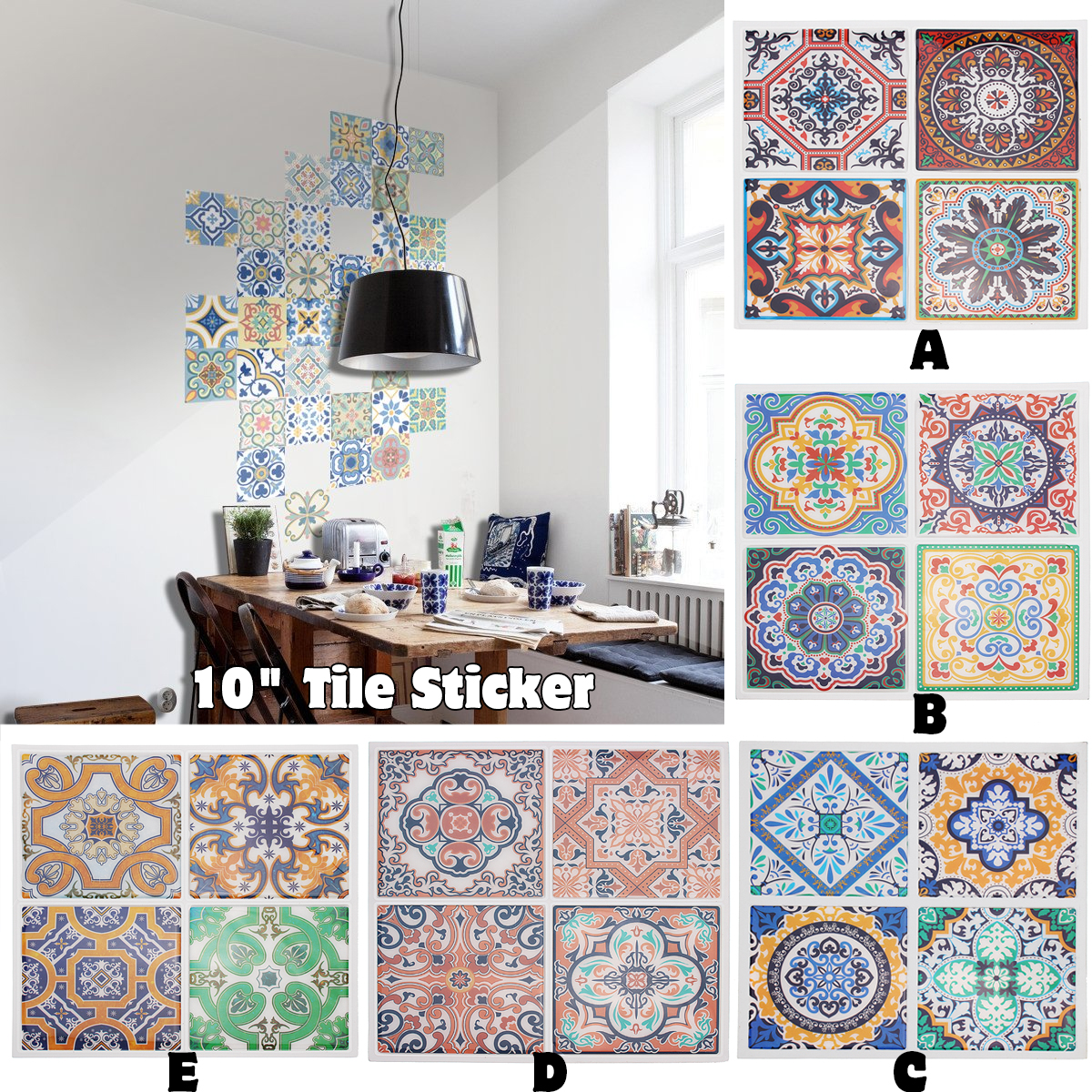 WallTileStickerSelf-adhesivePVCKitchenBathroomFloorHomeDecoration10x10-1822260-1