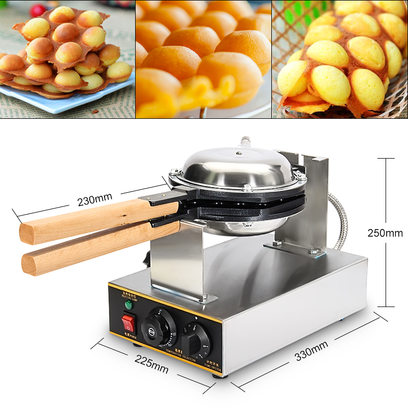 110VElectricEggCakeOvenPanWaffleMakerBreakfastEggWaffleMachineUS-1275500-2