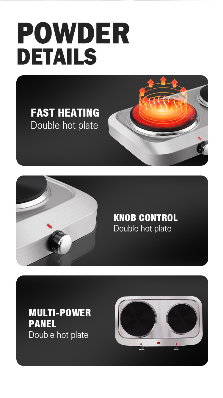 1500WElectricStovesStainlessSteelPanelCooktopDoubleHeatingPlateHotThermostatControlCookingAppliances-2014642-9