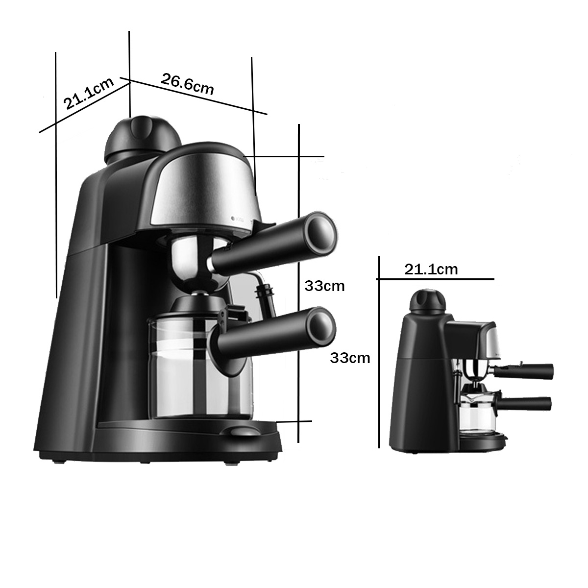 800W220VEspressoMachine5Bar240mlAutomaticCoffeeMachinewithConstantPressureExtractionSystemforCappucc-1932596-11