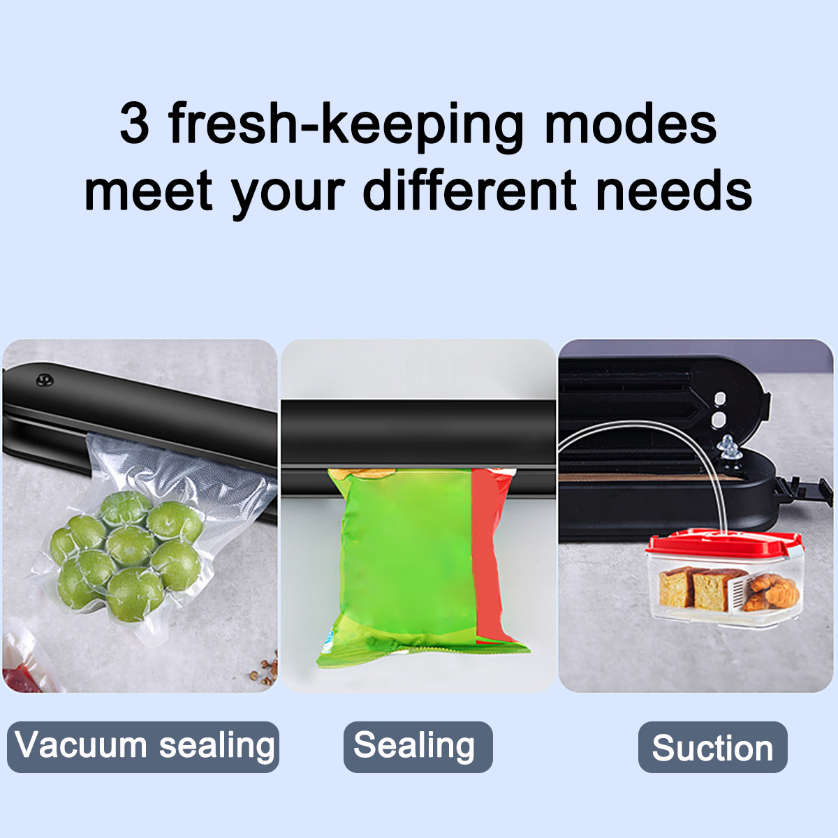 ElectricFoodVacuumSealerPowerfulMotorQuickSealing3Fresh-keepingModesforFoodPreservation-1905323-3