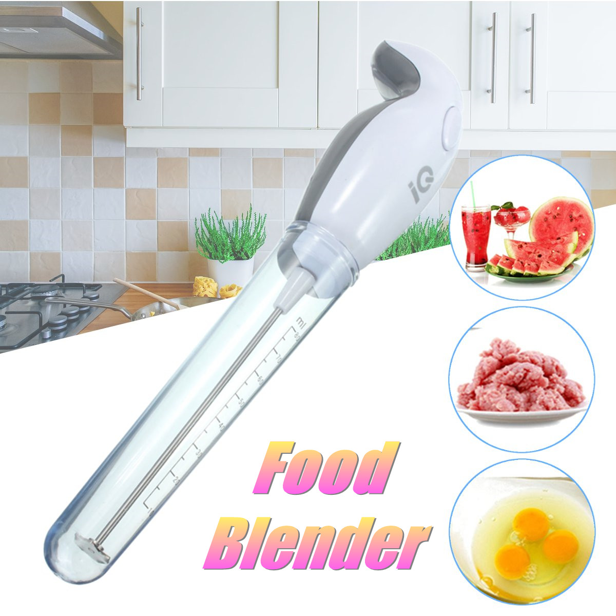 FoodFrotherHandheldElectricMilkFrotherFoodGradeStainlessSteelBlender-1158771-1