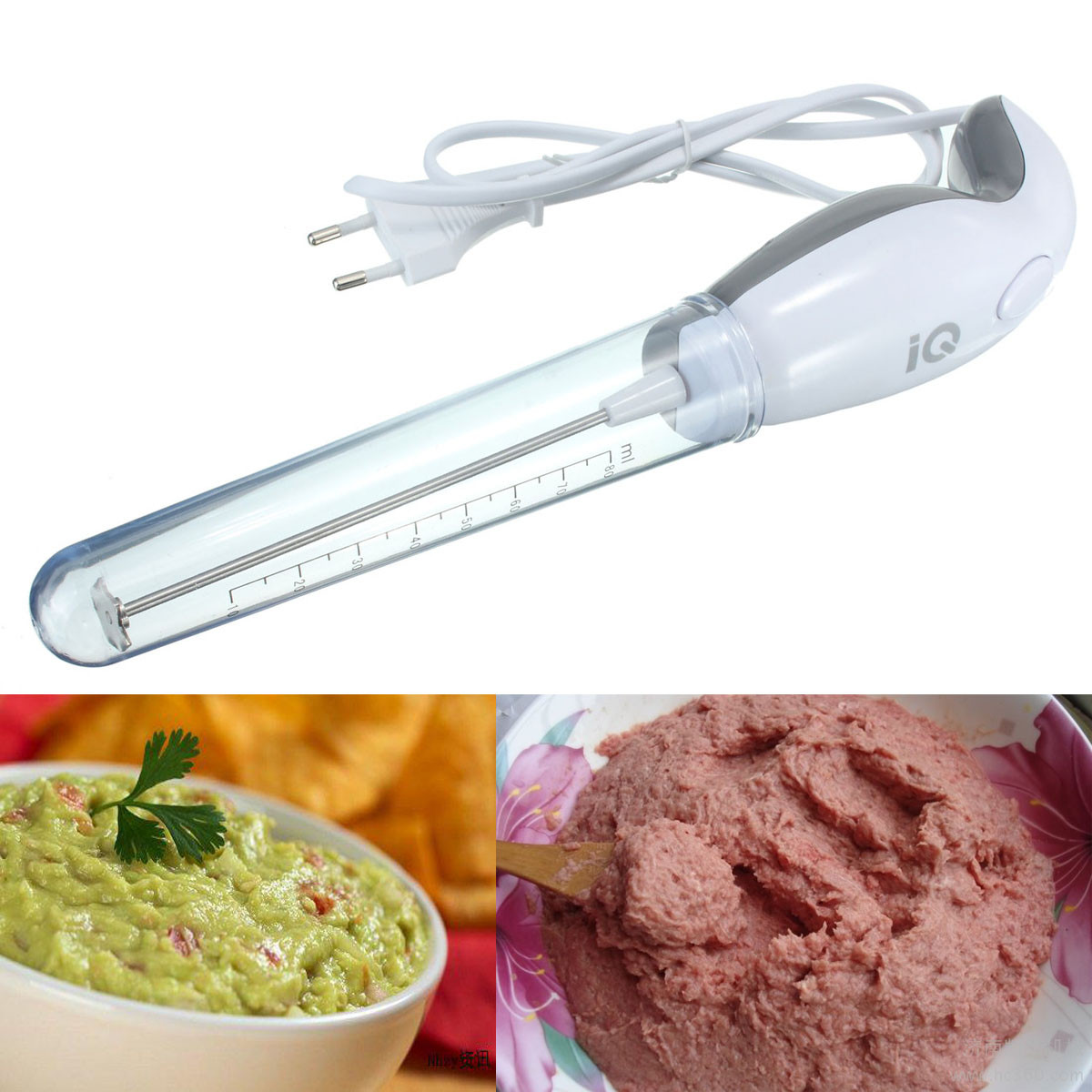 FoodFrotherHandheldElectricMilkFrotherFoodGradeStainlessSteelBlender-1158771-3