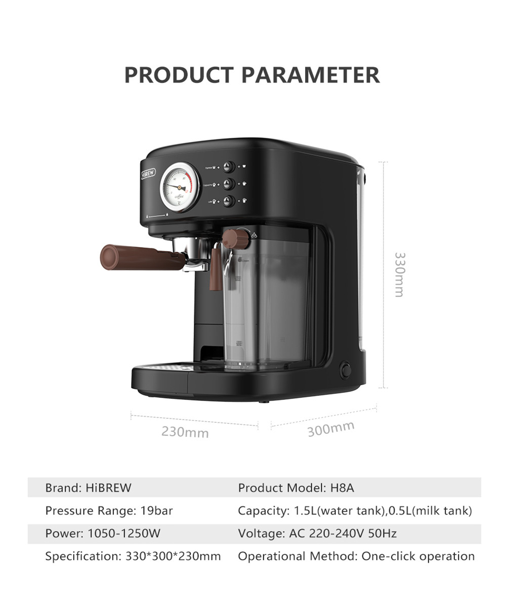 HiBREWH8A3in1CoffeeMachine19BarhighpressureextractionFullyAutomaticEspressoCappuccinoLatte-1873697-11