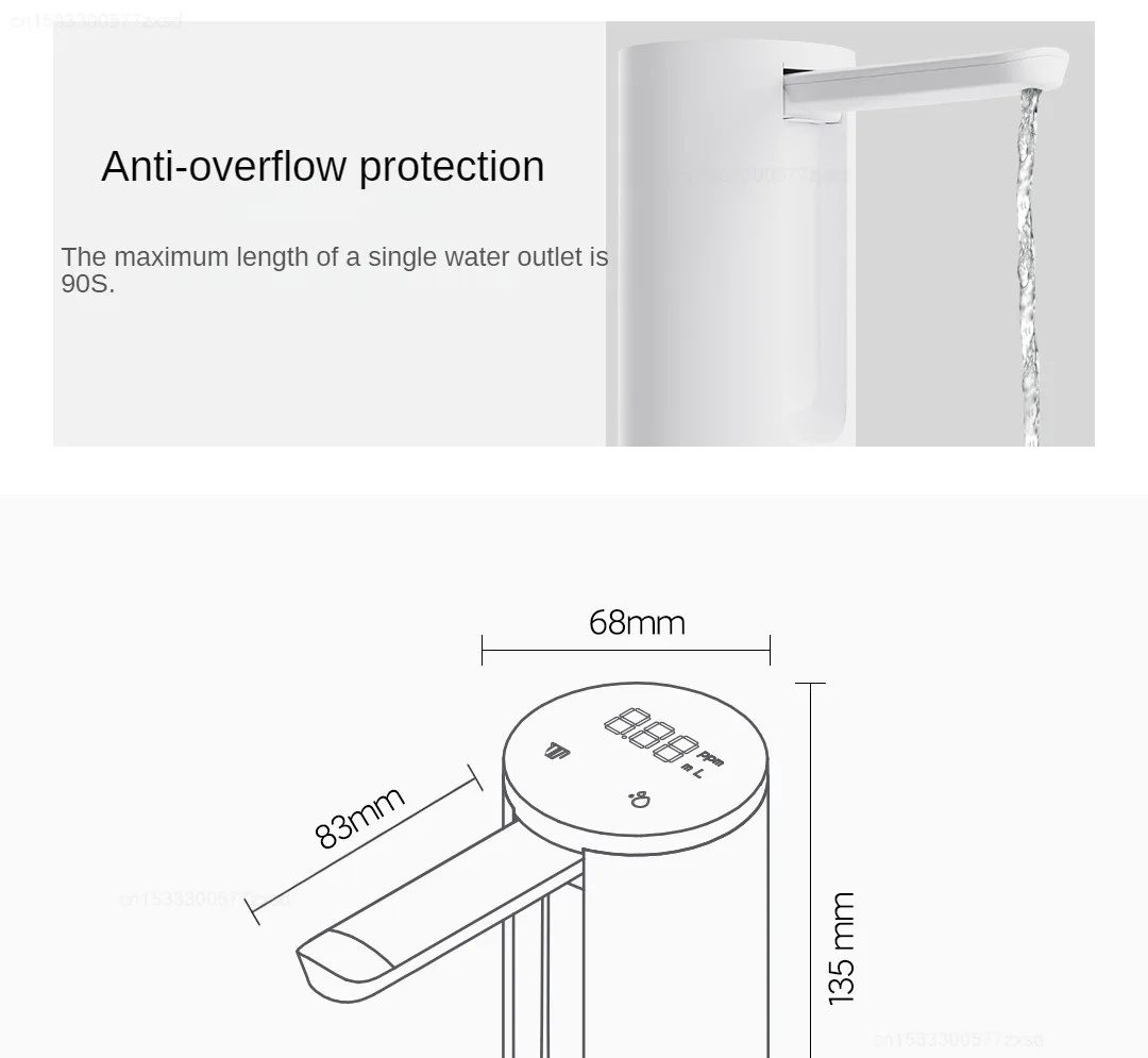 MIJIAFoldableWaterDispenserWirelessElectricWaterPumpLEDDisplayAutomaticWaterDispenserUSBRechargeable-2003525-17