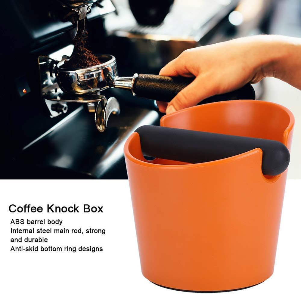 PlasticCoffeeSlagBucketBoxShock-AbsorbentPortableEspressoDumpBinGrindWasteBinAnti-slipRemovableBarCo-1992027-2