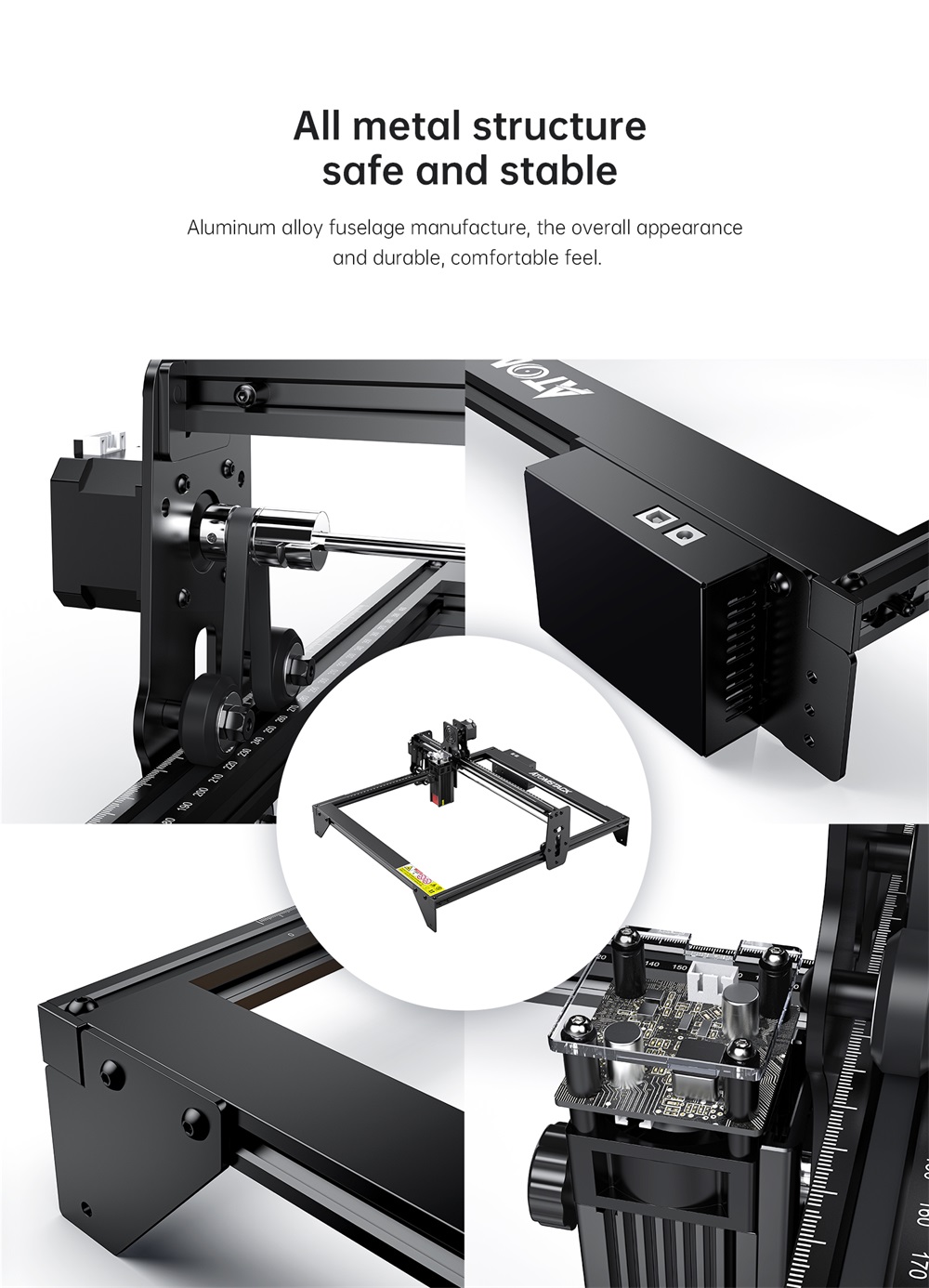 ATOMSTACKA5M40LaserEngravingMachineWoodCuttingUpgradedDesignDesktopDIYLaserEngraverDesignSupportForW-1859459-10