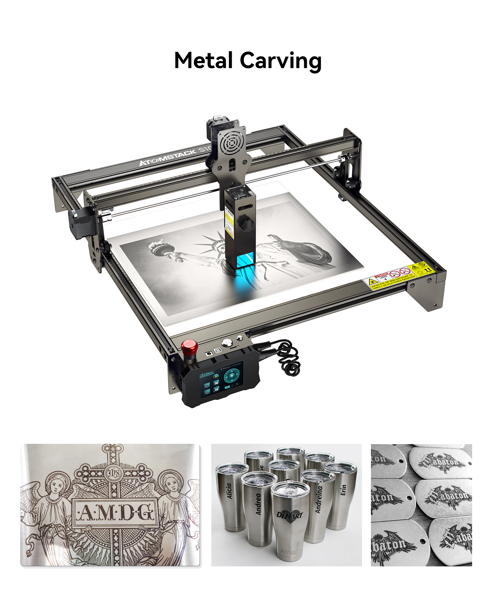 NewATOMSTACKS10PROFlagshipDual-LaserLaserEngravingCuttingMachineSupportOfflineEngravingLaserEngraver-1939999-20