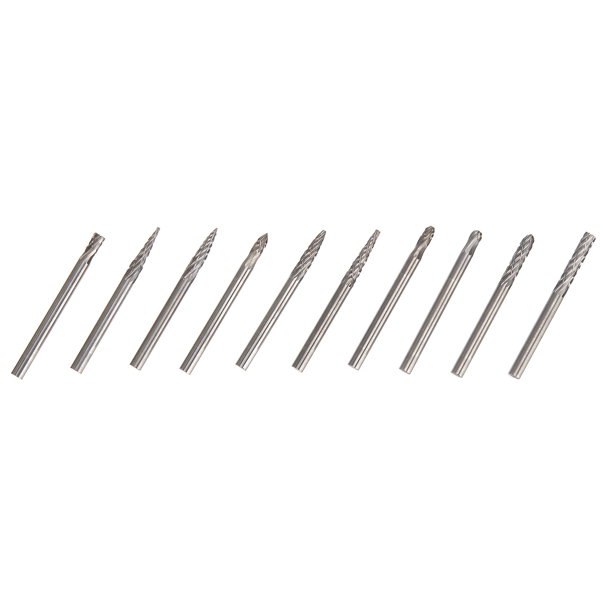 10Pcs3mmRoutingRouterDrillBitsSetForDremelCarbideRotaryBurrsToolsWoodStoneMetalRootCarvingMillingCut-1999866-6