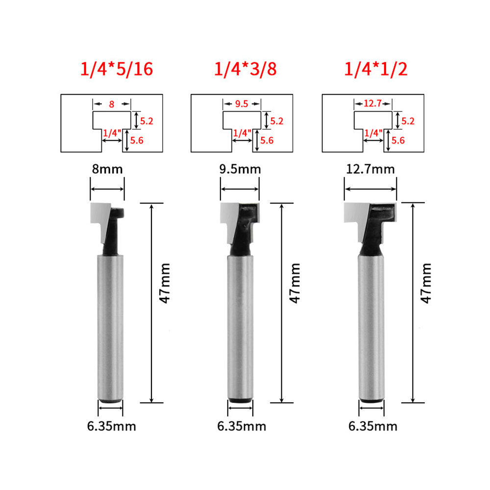 14InchRoundShank1238516WoodworkingMillingCutterT-shapedPhotoFrameHangingWallKeyholeForTrimmer-1676986-2