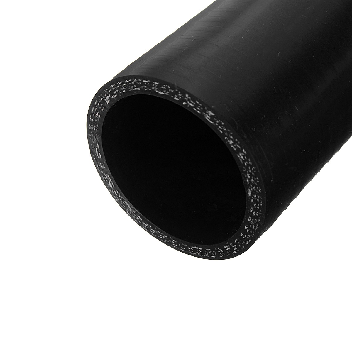 150mmBlackSiliconeHoseRubber15DegreeElbowBendHoseAirWaterCoolantJoinerPipeTube-1591449-6