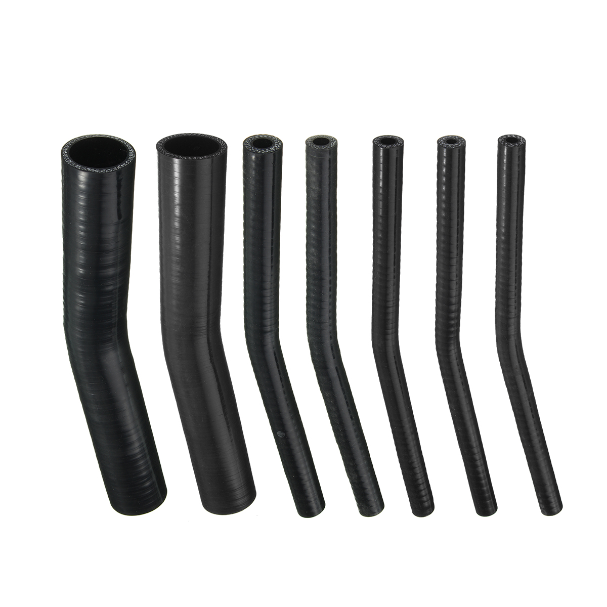 16-35mm15DegreeBlackSiliconeTube150mmLengthSiliconeVacuumHoseTubingTurboCoolantTube-1568375-1