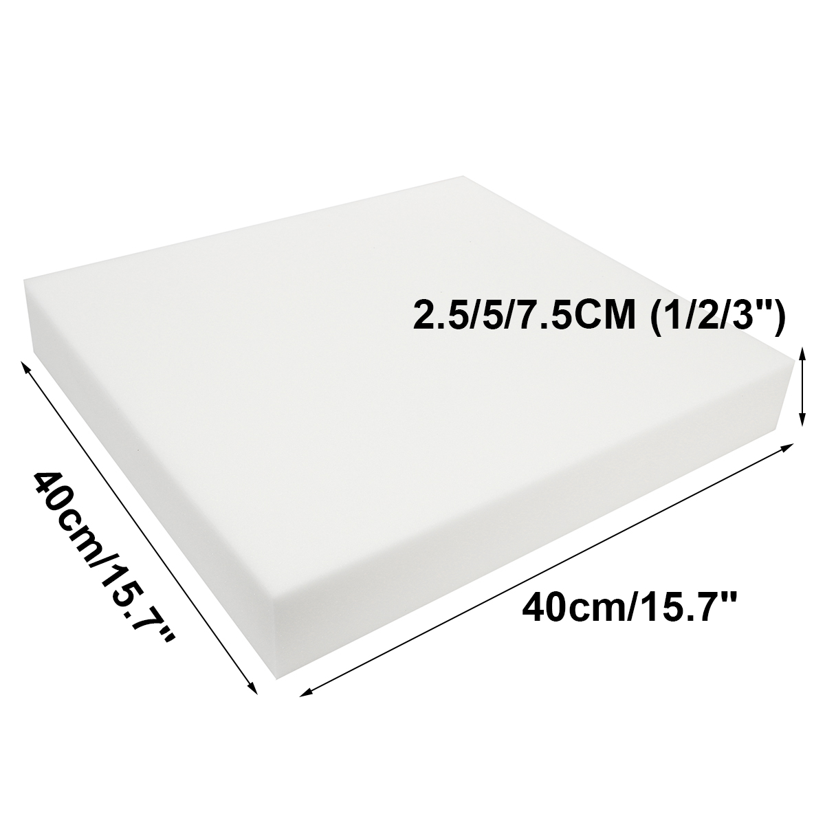 40x40cmHighDensityUpholsteryFoam25575cmThicknessCushionsSeatPadSofaSpongePad-1568684-8