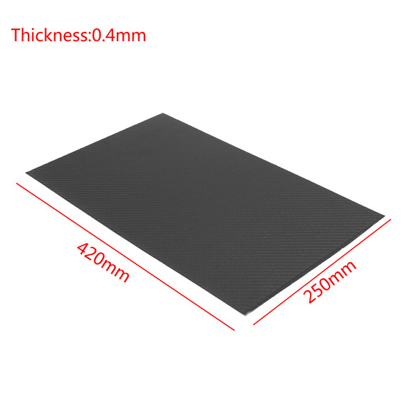 420x250x04mmCarbonFiberPlateBlack3KTwillMattePanelSheetBoard-1228980-1