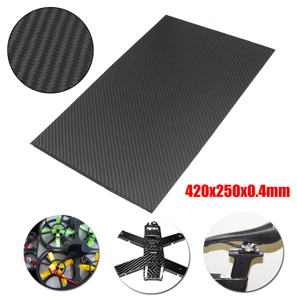 420x250x04mmCarbonFiberPlateBlack3KTwillMattePanelSheetBoard-1228980-7