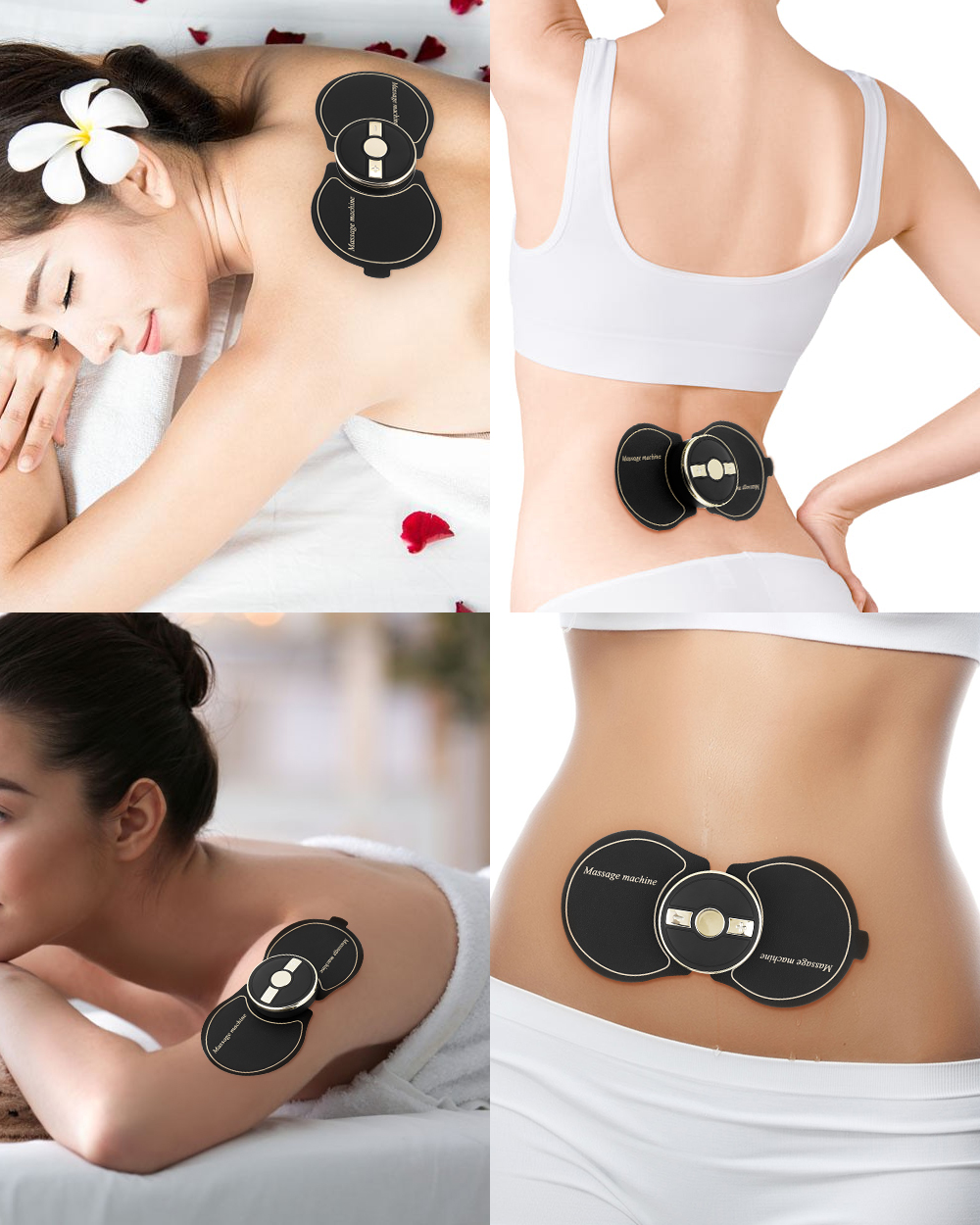 DIGOODG-PM04GoldFrame6ModesElectronicHigh-FrequencyPulseMassager9GearsIntensityAdjustmentElectrodePa-1572101-10