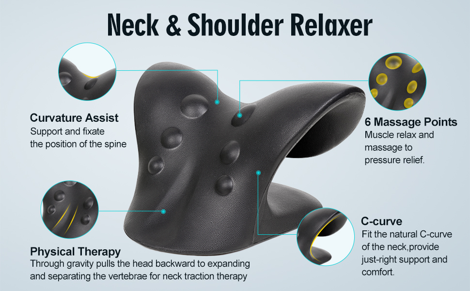 NeckMassagePillowPressurePointPillowNeckStretcherRelaxerCervicalTractionDevicePillowforMuscleRelaxPa-2001260-6