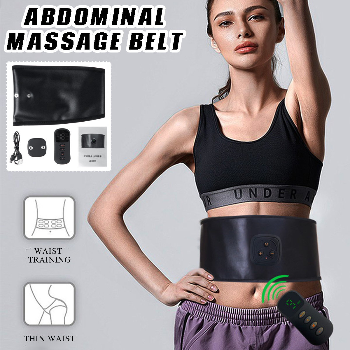 USBChargingAbdominalMuscleMassagerBelt6ModesFitnessExerciseToolBodyShaper-1744362-1