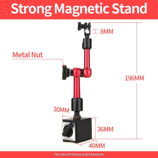 0-10mm30mm08mmDialIndicatorMagneticHolderDialGaugeMagneticStandBaseMicrometerMeasuringTool-1938001-13