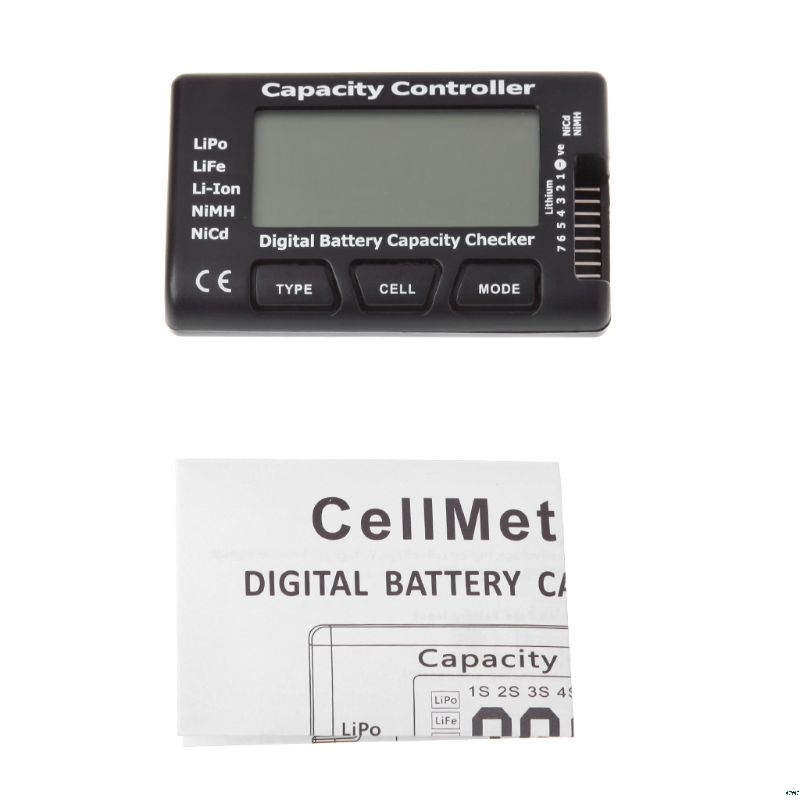 1-7SDigitalBatteryCapacityTesterVoltageControllerPowerDisplayLiquidCrystalTestforRCCarLiPoLiFeLi-Ion-1890819-8