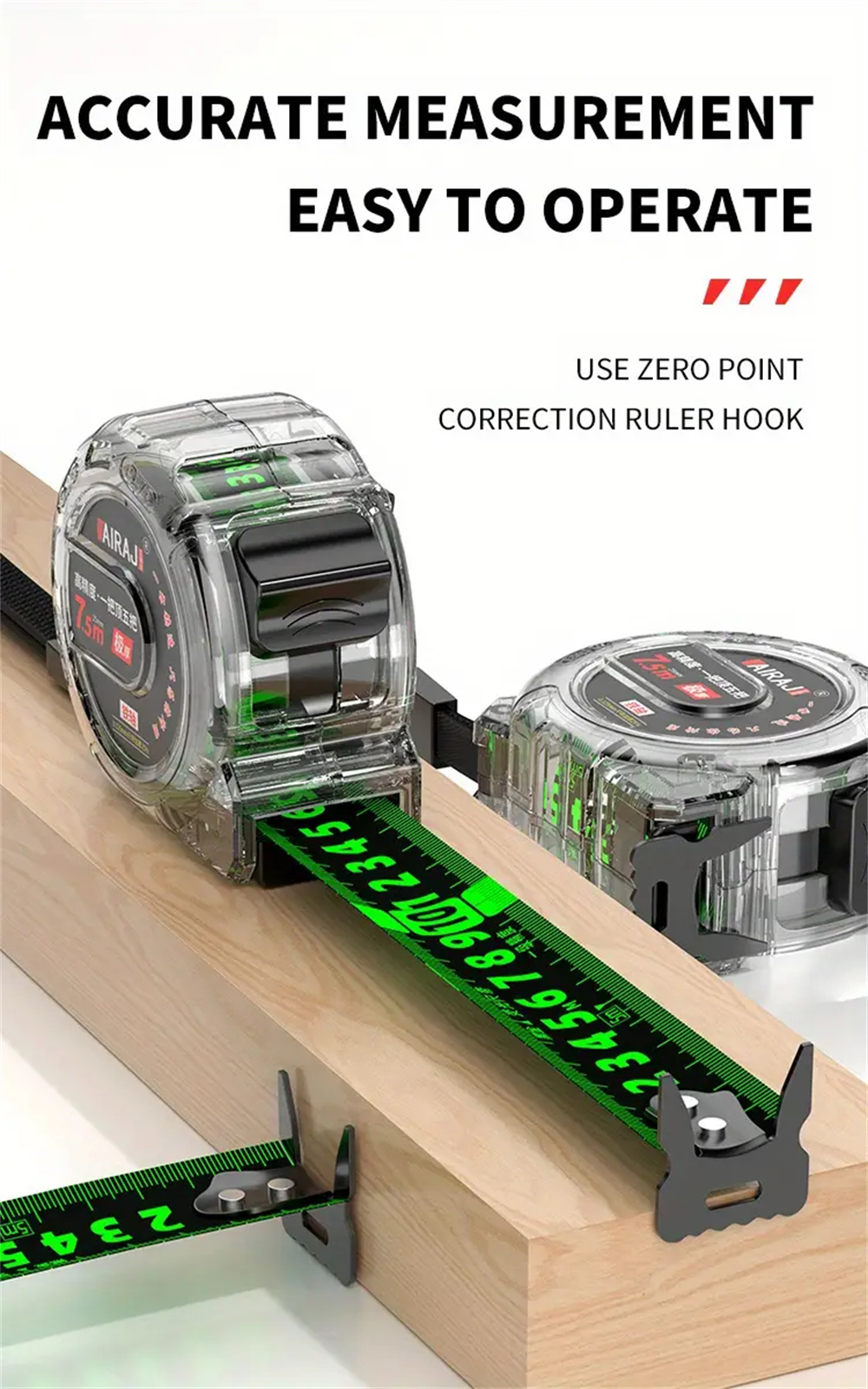 10MFluorescentSteelTapeMeasurewithCircleMeasuringFunctionDurableandWear-ResistantAccurateMeasurement-2000915-5