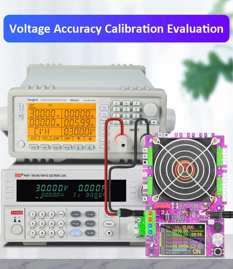 150WTuyaWiFiSmartPowerElectronicLoadTesterDCUSB18650VoltageCurrent48VBatteryCapacityMonitorTools-2001275-20