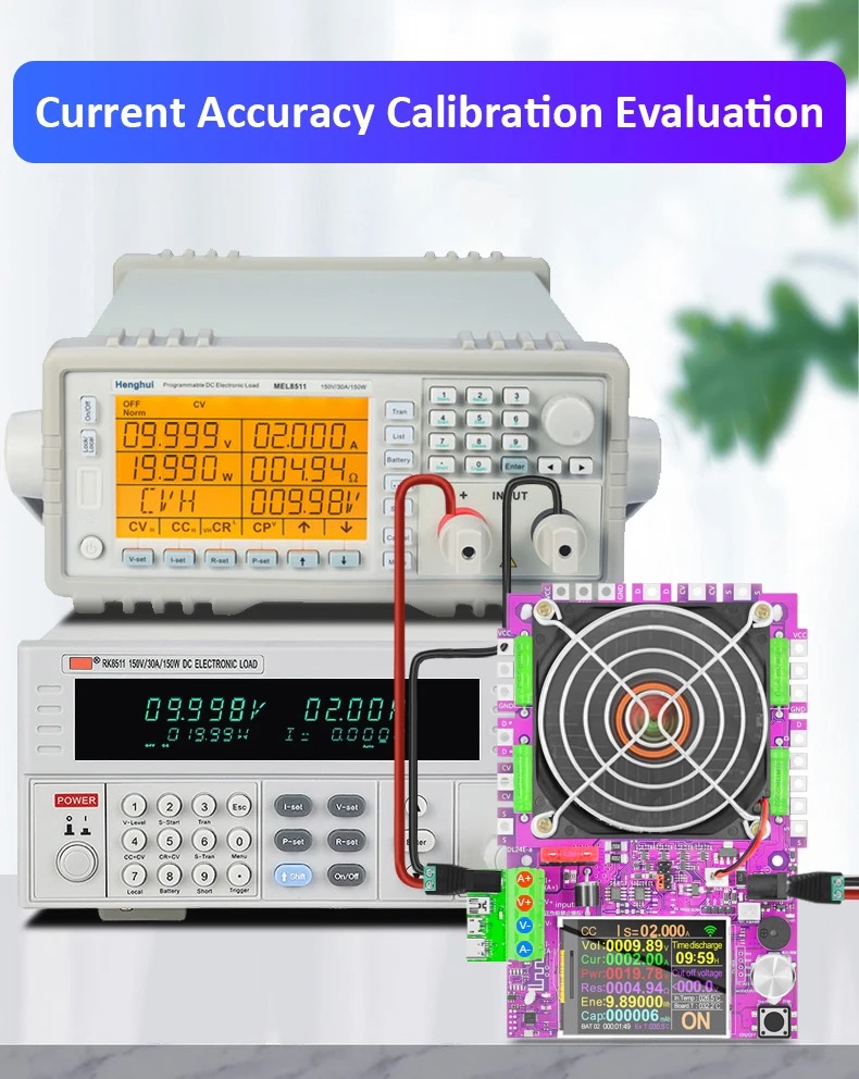 150WTuyaWiFiSmartPowerElectronicLoadTesterDCUSB18650VoltageCurrent48VBatteryCapacityMonitorTools-2001275-21