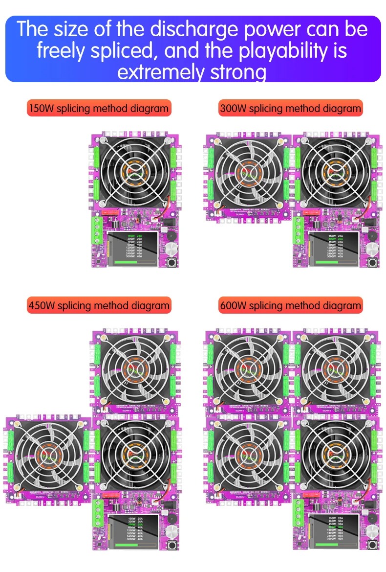 150WTuyaWiFiSmartPowerElectronicLoadTesterDCUSB18650VoltageCurrent48VBatteryCapacityMonitorTools-2001275-23