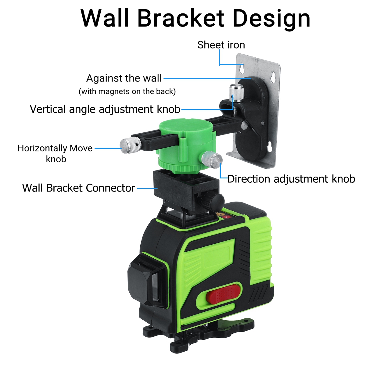 16Line360HorizontalVerticalCross3DGreenLightLaserLevelSelf-LevelingMeasureSuperPowerfulLaserBeam-1619314-9