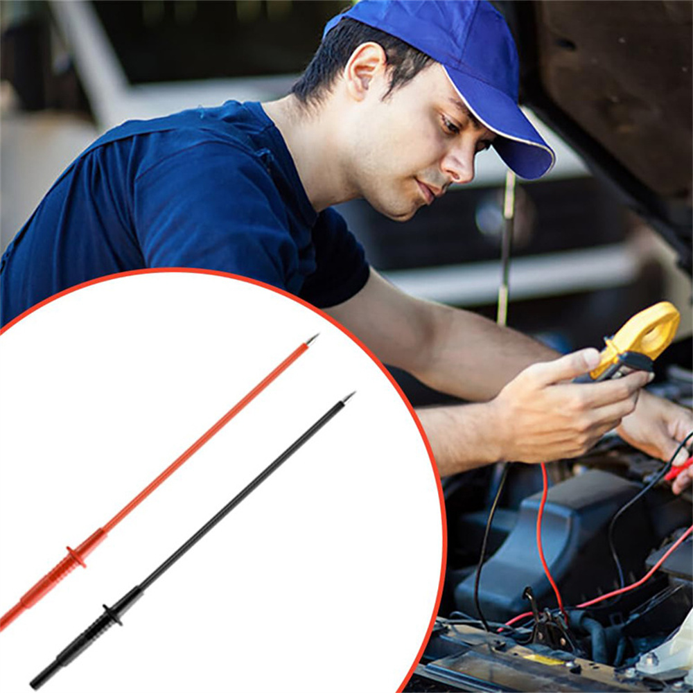 2PCSUniversalMultimeterTestProbe4mmBananaPlugDesignExtendedLengthforElectricalAutomotiveRepairandUni-2004477-4