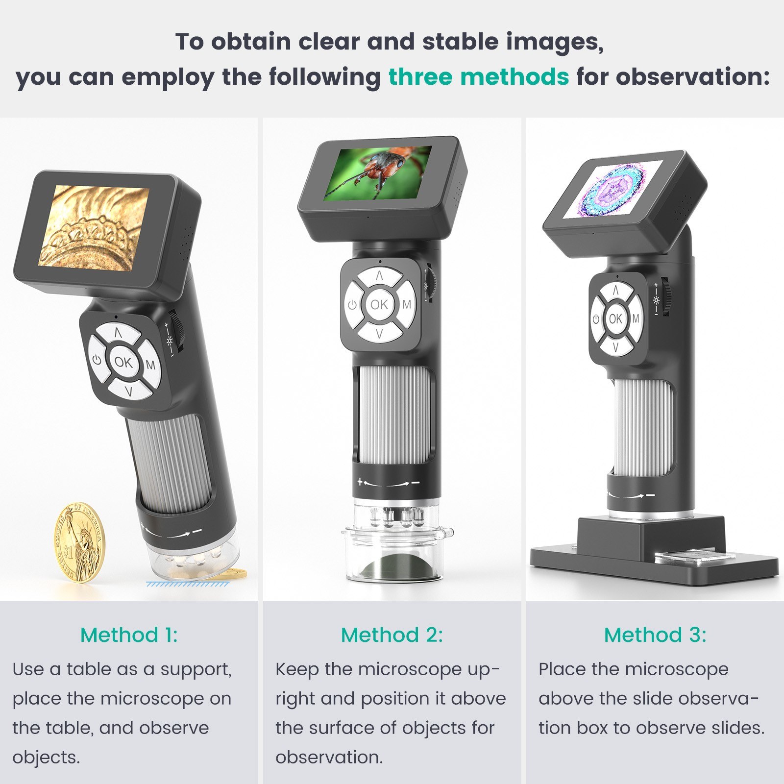 AD112PortablePocket500XMicroscopeKit2-inchLCDScreenHandheldDigitalMicroscopewith8AdjustableLEDLights-2012775-4