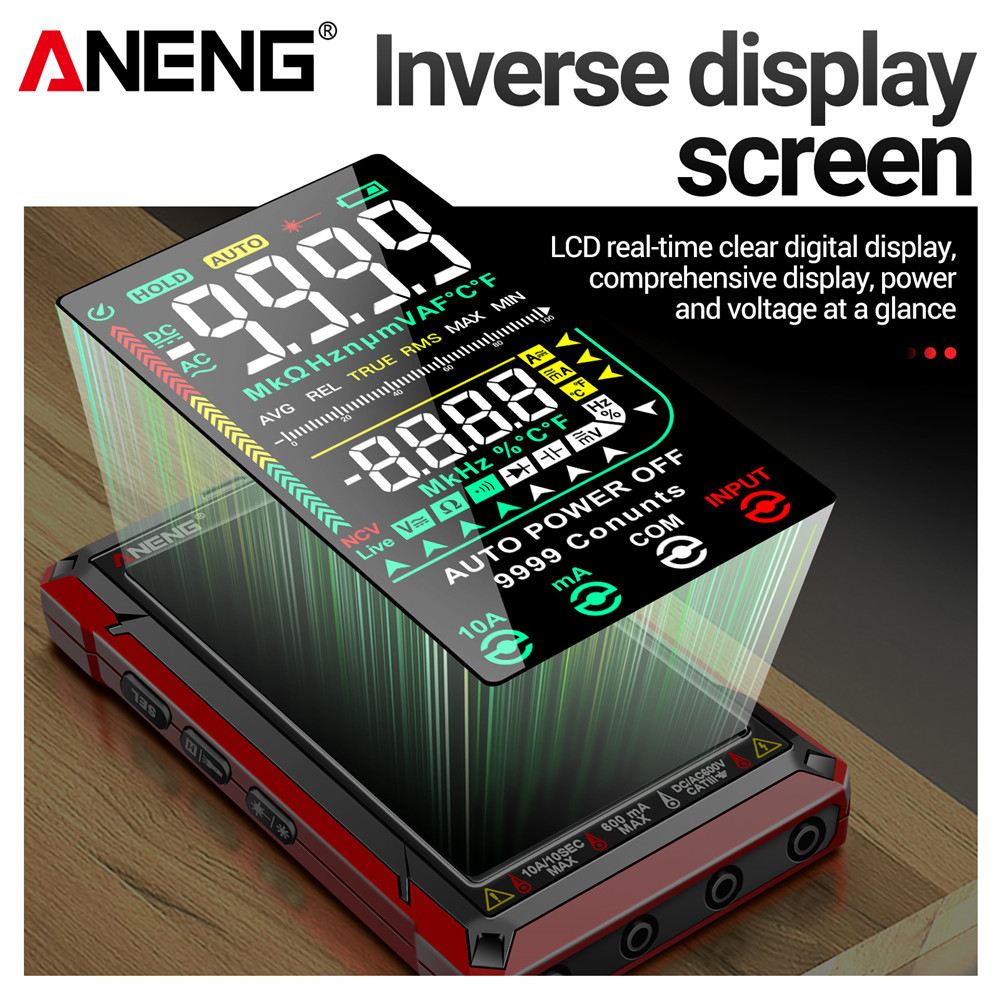 ANENG622BDigitalSmartMultimeter10ATesterMeterAutoRangeTrueRMSDCAC9999MultitesterWithLaserLampCapacit-1988571-3