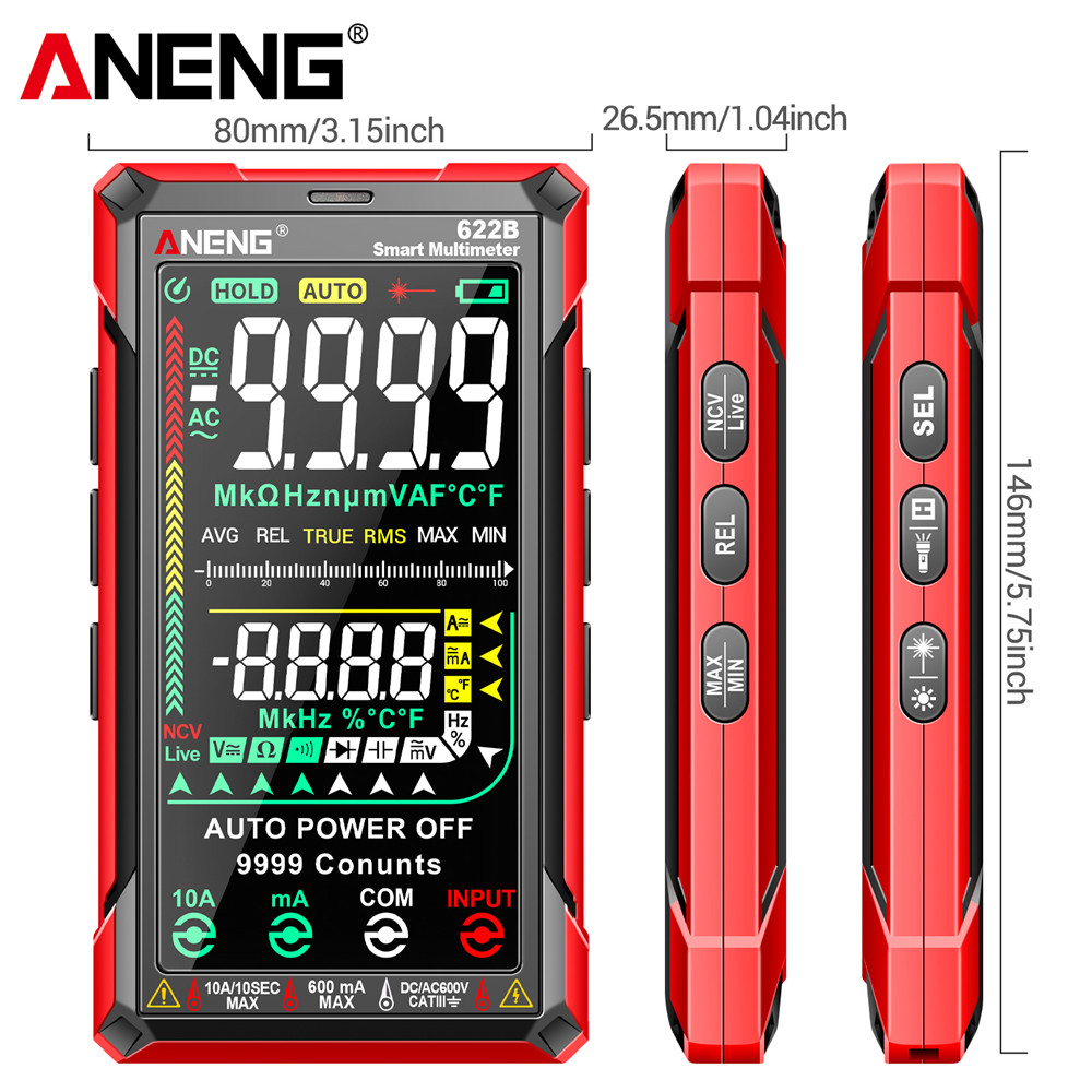 ANENG622BDigitalSmartMultimeter10ATesterMeterAutoRangeTrueRMSDCAC9999MultitesterWithLaserLampCapacit-1988571-7