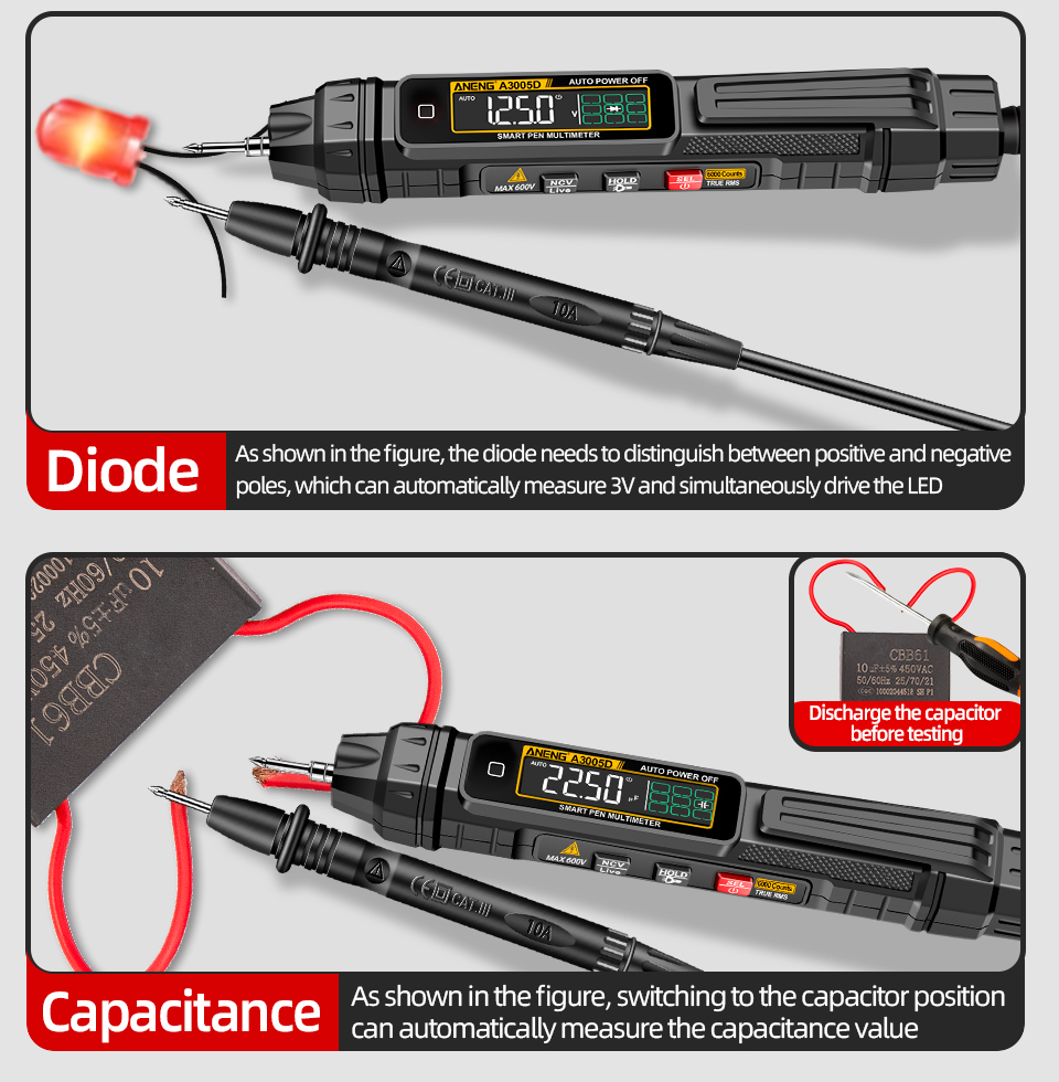 ANENGA3005D2In1MultimeterTestPenwithVAColorDisplayAutoShutdownNon-ContactLineWiringDetectionNCVInduc-2002956-16