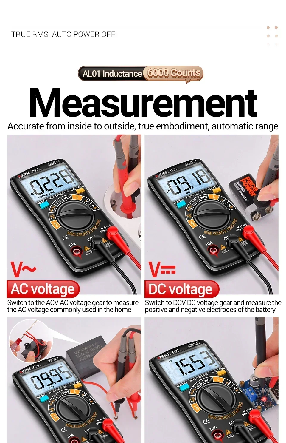 ANENGAL01PortableDigitalMultimeterHighPrecisionVoltageCurrentResistanceCapacitanceFrequencyTemperatu-2010859-9